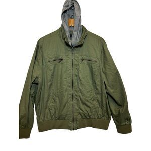 Torrid Women's Military Field Jacket Sweater Hoodie Green Army Grey Size 2x